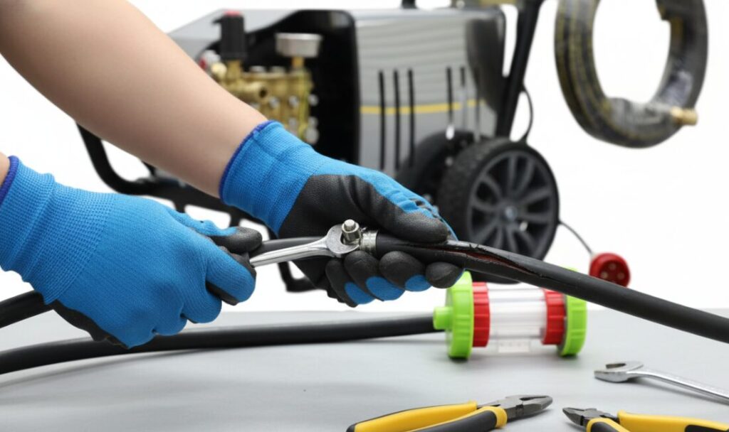 خطوات إصلاح خرطوم الغسالة الكهربائية