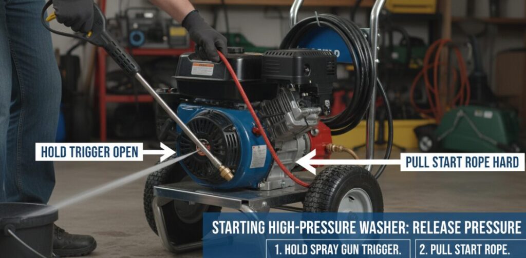 كيف يمكن حل مشكلة التصاق الخرطوم عند استخدام غسالة الضغط العالي؟