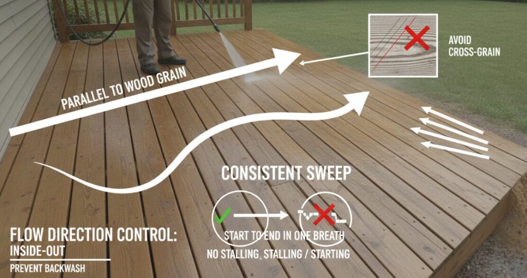 Tips for cleaning decks with a high-pressure washer
