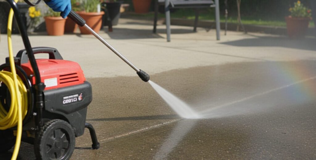 High-pressure cleaning machine photos