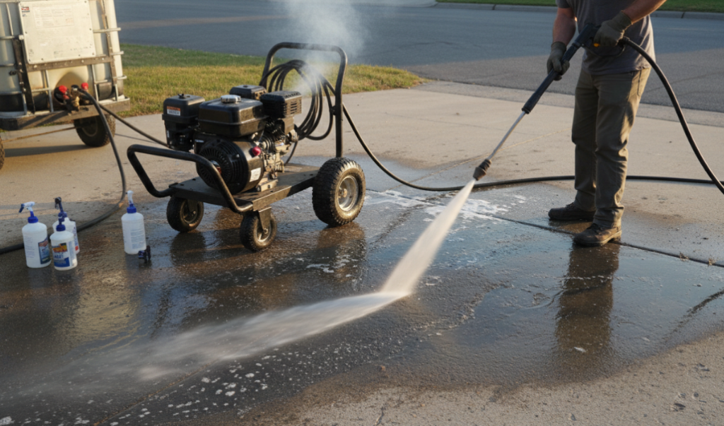 Large fuel pressure cleaner