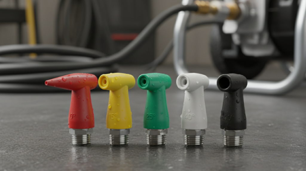 Color nozzle comparison chart