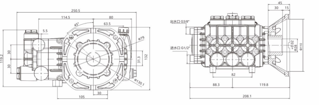 WJE-F Seris Car Washing Pump（images 12）