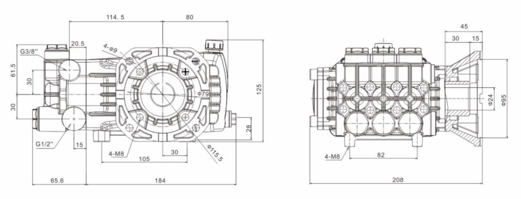 WJE-F Seris Car Washing Pump（images 11）