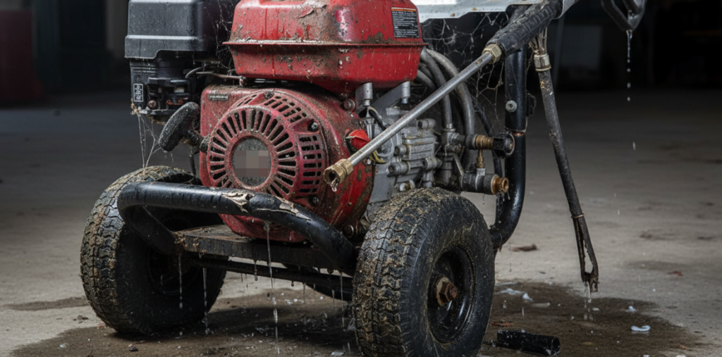 Improperly stored machines