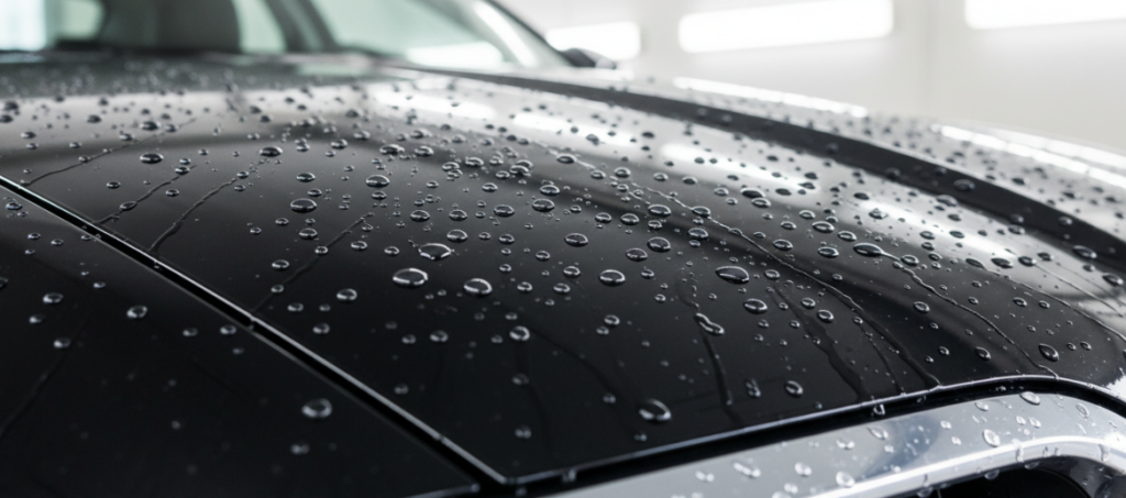 A car that looks as good as new after cleaning