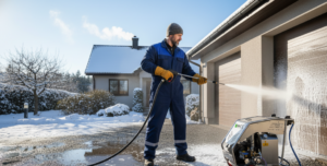 ¿Se puede lavar a presión en invierno?