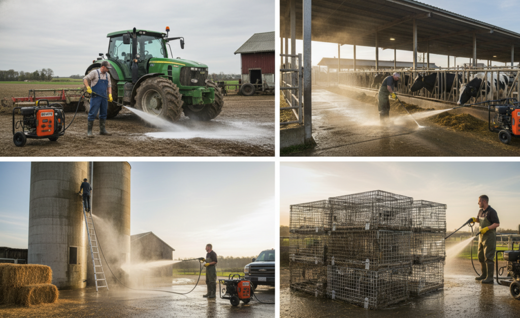 brute pressure washer Applicable Fields