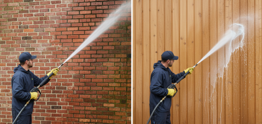 High and low pressure cleaning