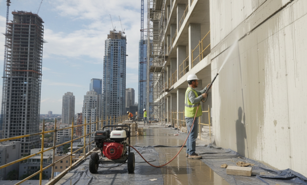 Промышленная мойка высокого давления 4000 для толпы