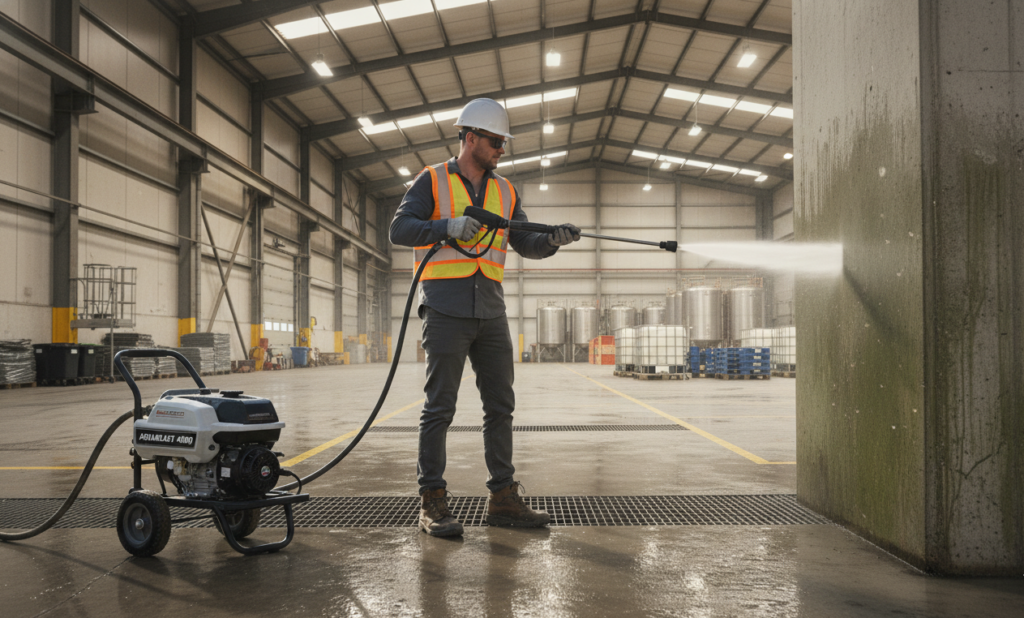 Промышленная мойка высокого давления 4000 для толпы