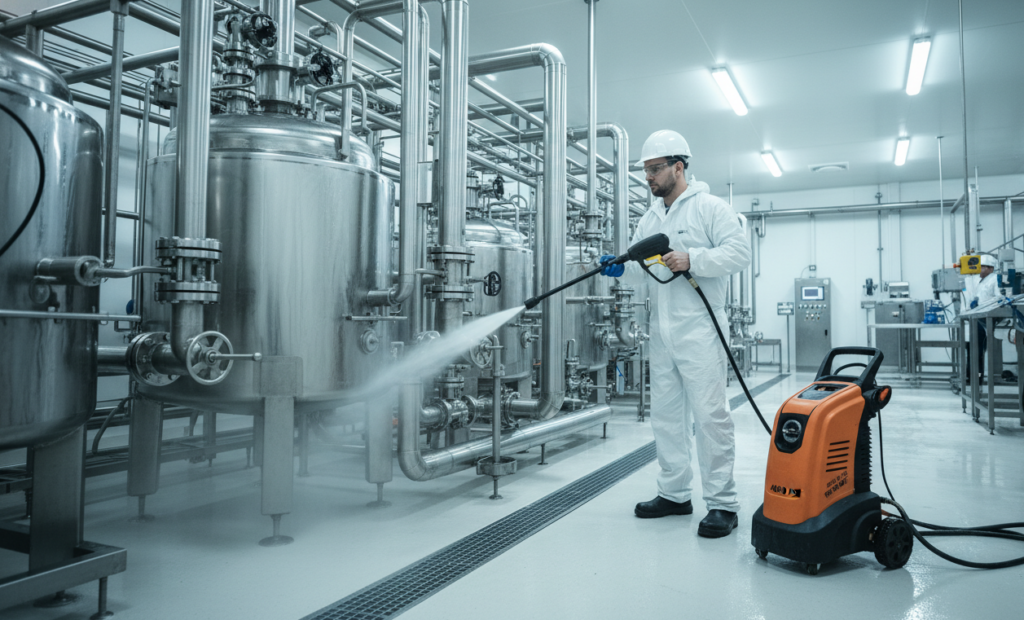 Промышленная мойка высокого давления 4000 для толпы