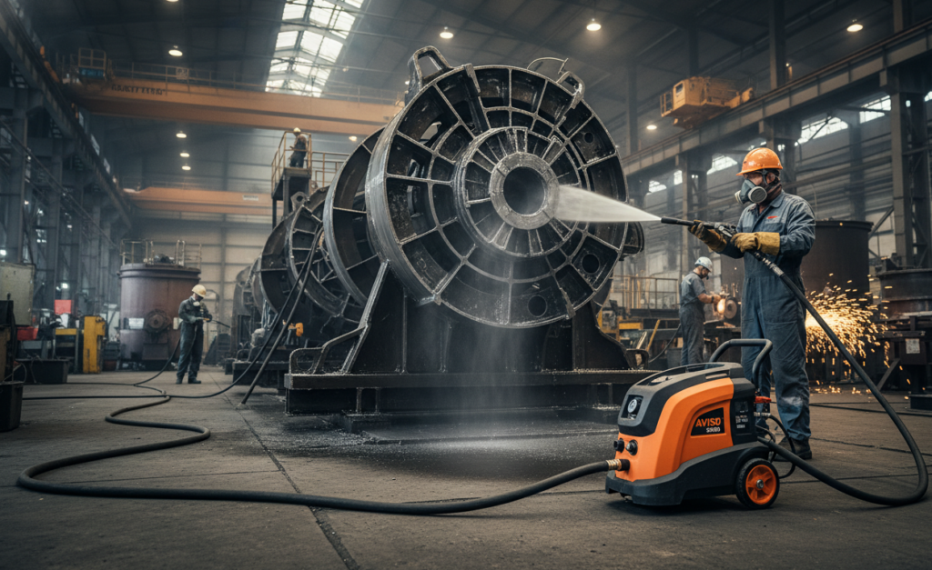 Промышленная мойка высокого давления 4000 для толпы