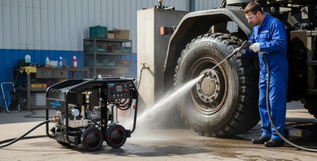 التنظيف بالضغط العالي