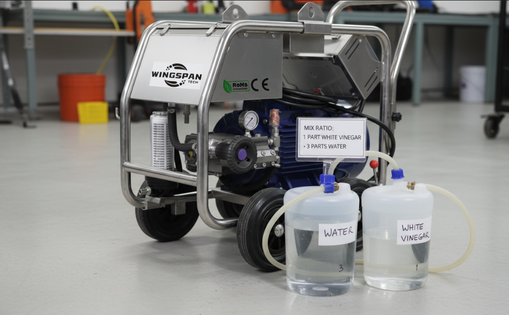 Water-vinegar mixture