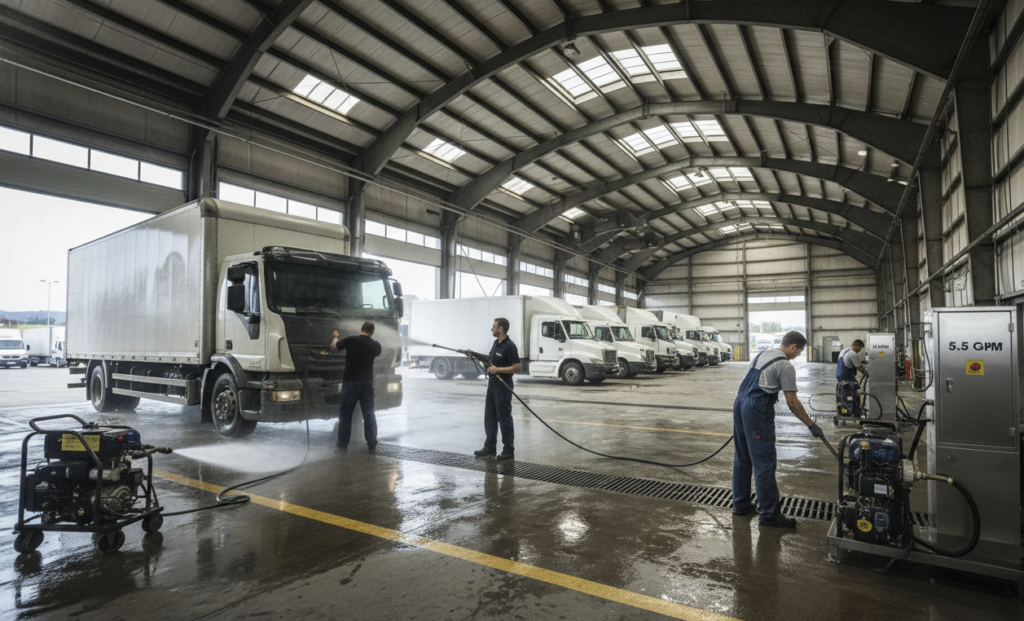 غسالة ضغط 5.5 جالون في الدقيقة للأشخاص