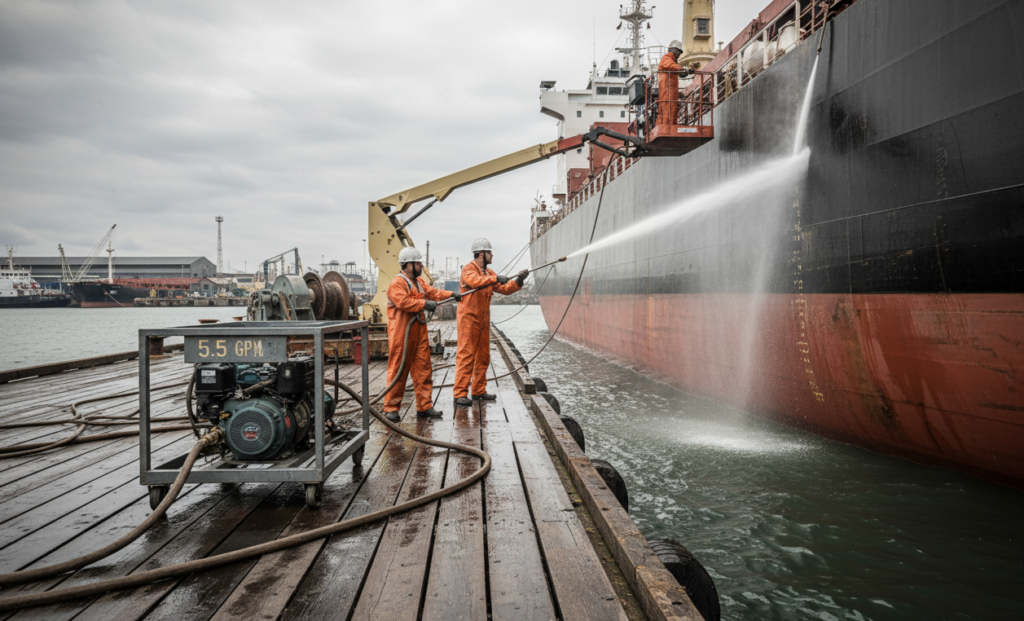 غسالة ضغط 5.5 جالون في الدقيقة للأشخاص