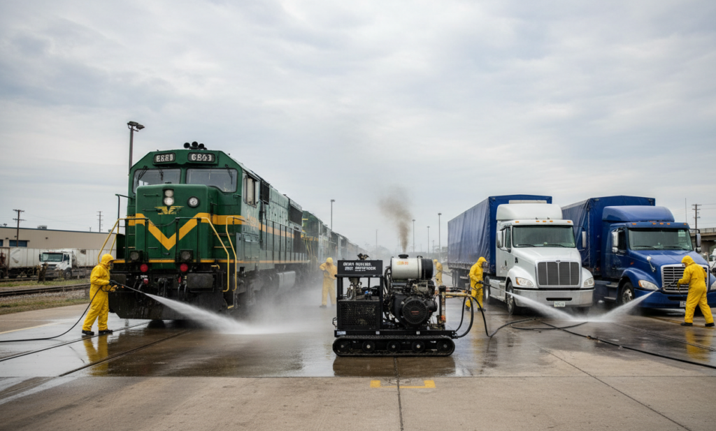 Diesel pressure washer Applicable Crowd