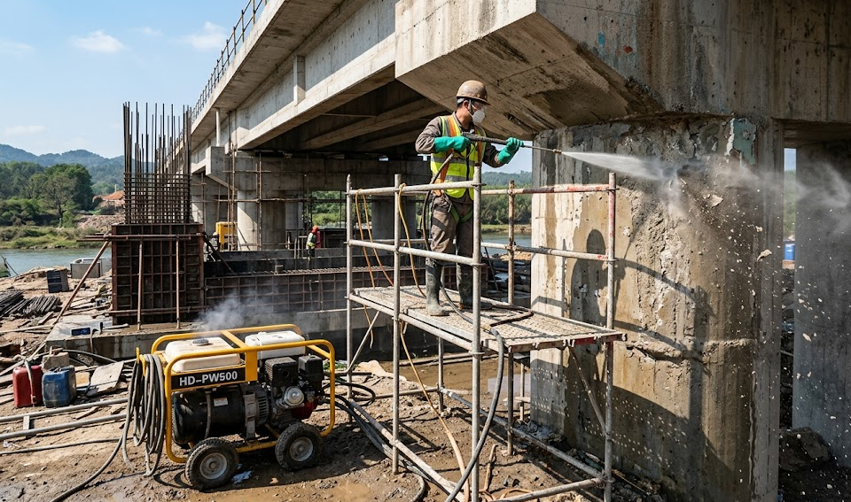 Diesel pressure washer Applicable Crowd