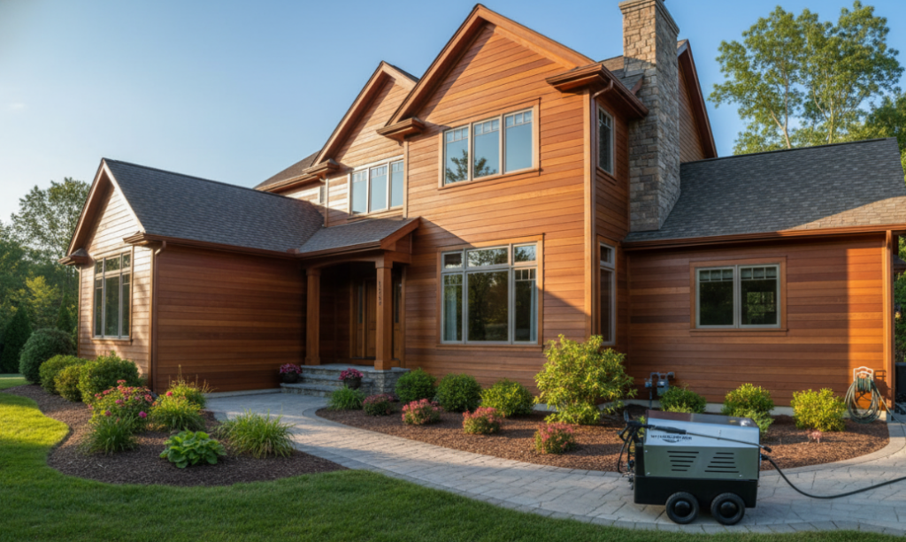 Чистый дом из кедрового дерева