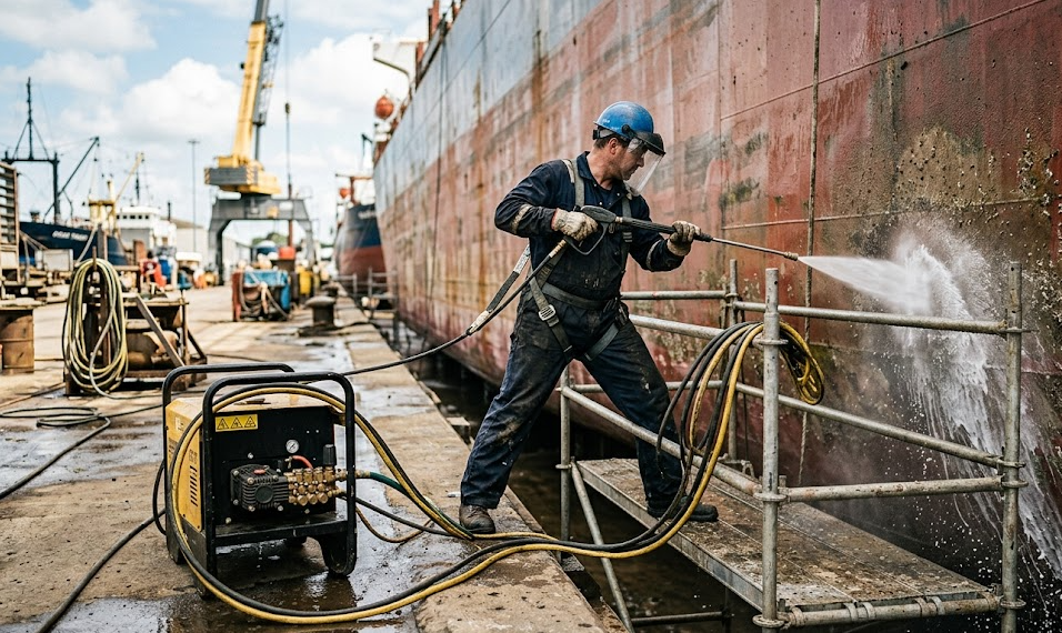 adaptador limpiador a presión para la multitud