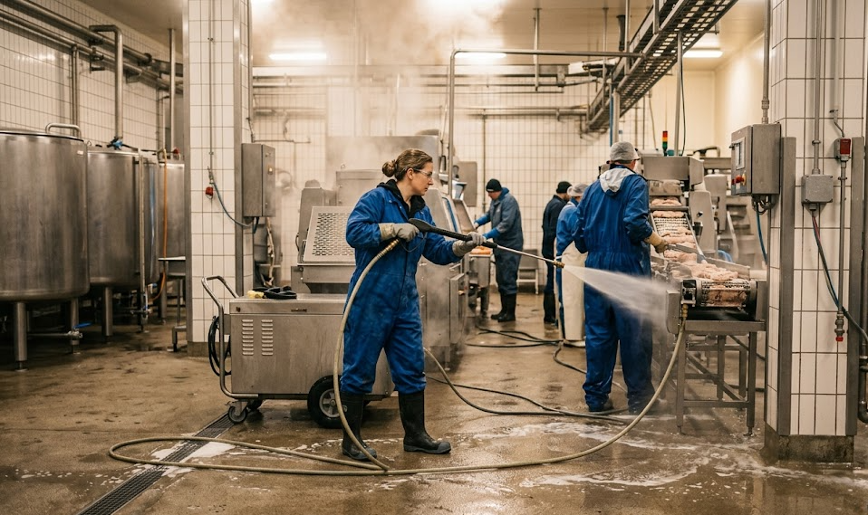 adaptador limpiador a presión para la multitud