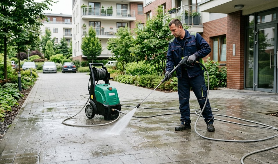 adaptador limpiador a presión para la multitud