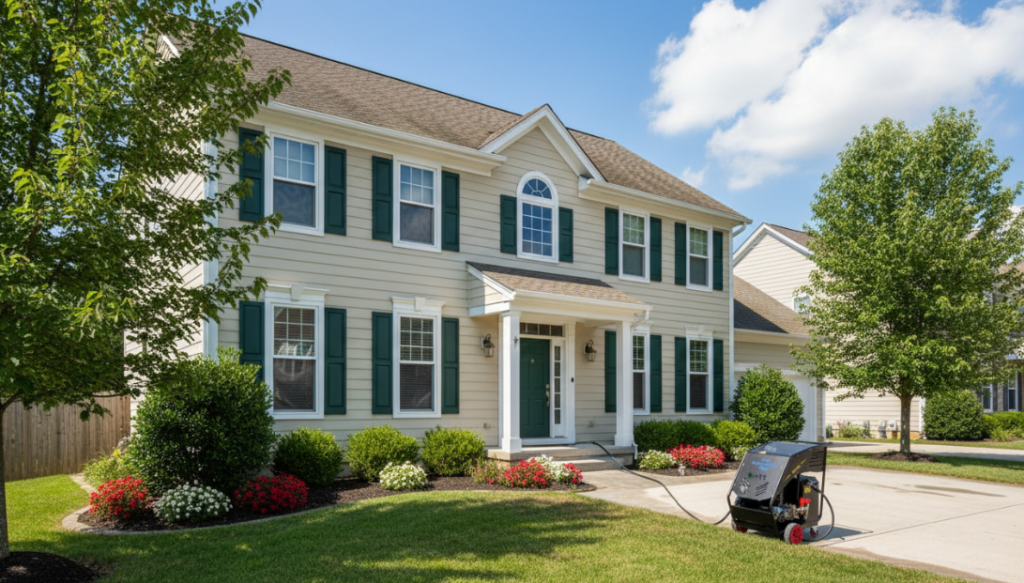 Casa después de la limpieza