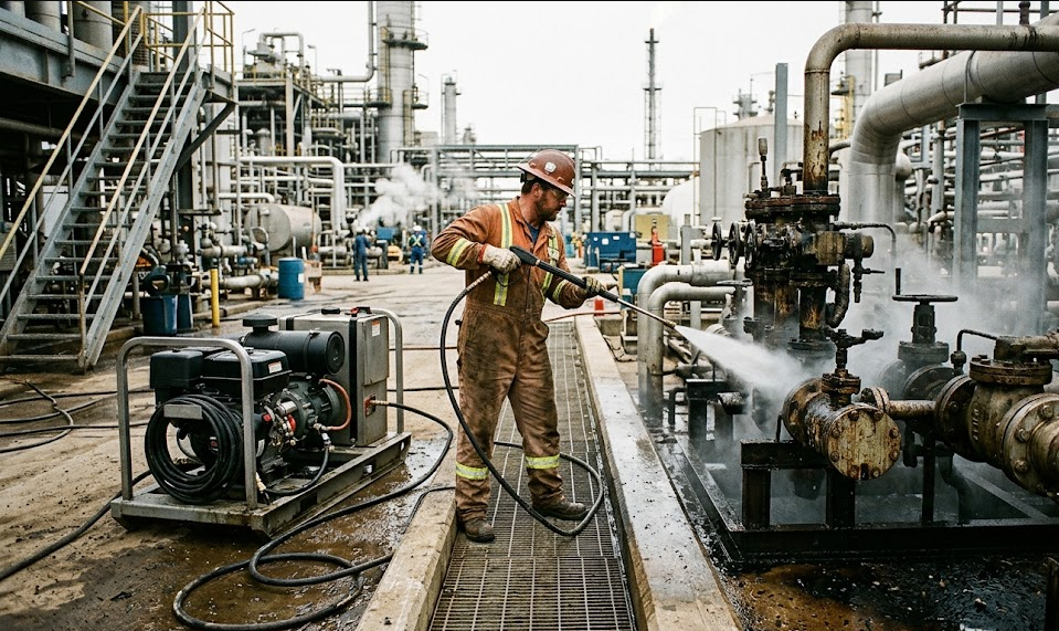 Дизельная мойка горячей воды под давлением для людей