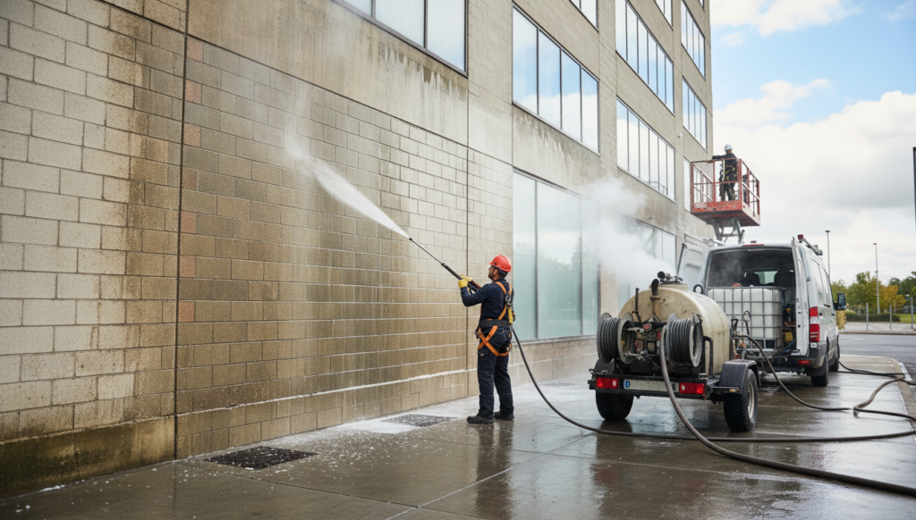 Дизельная мойка горячей воды под давлением для людей