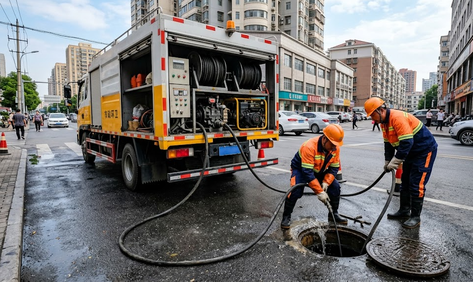 High pressure cleaning pump for people