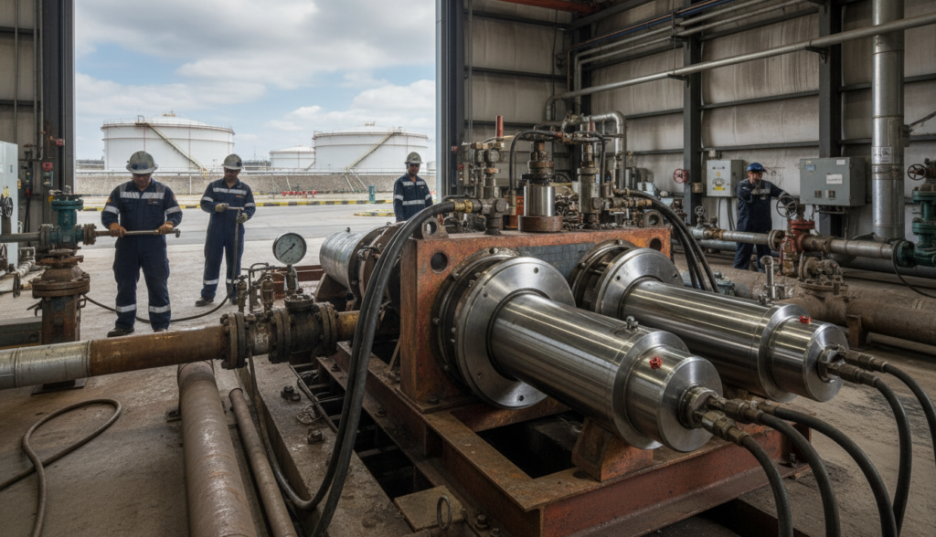High pressure pump plunger for people