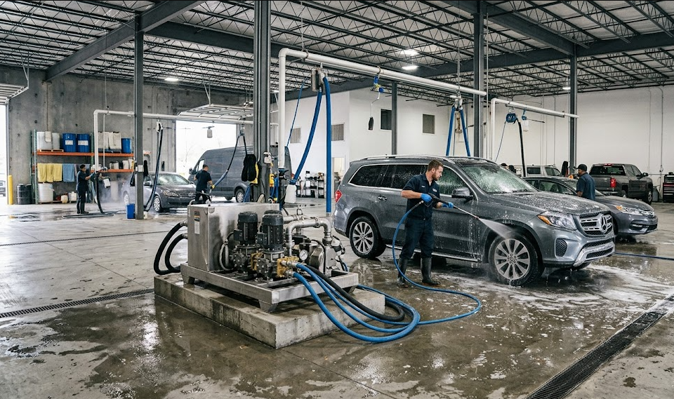 industrial high pressure water pump for people