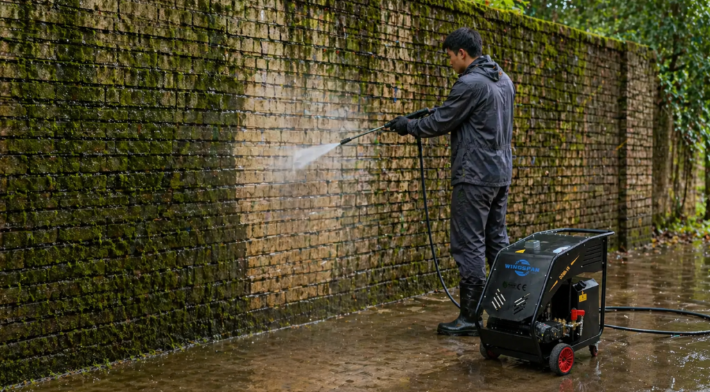 تنظيف الطحالب بالضغط العالي