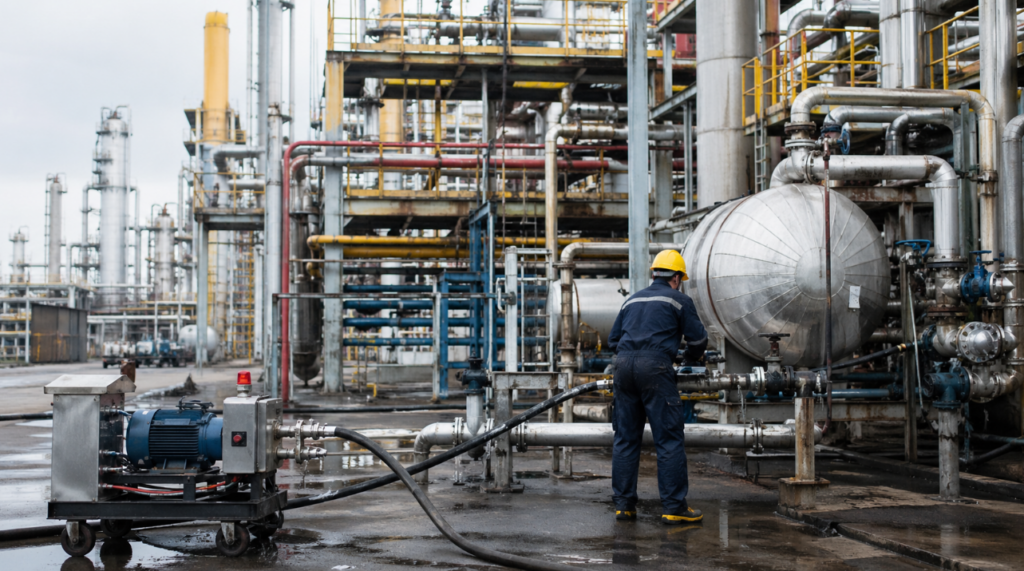 Target users for industrial high-pressure pumps