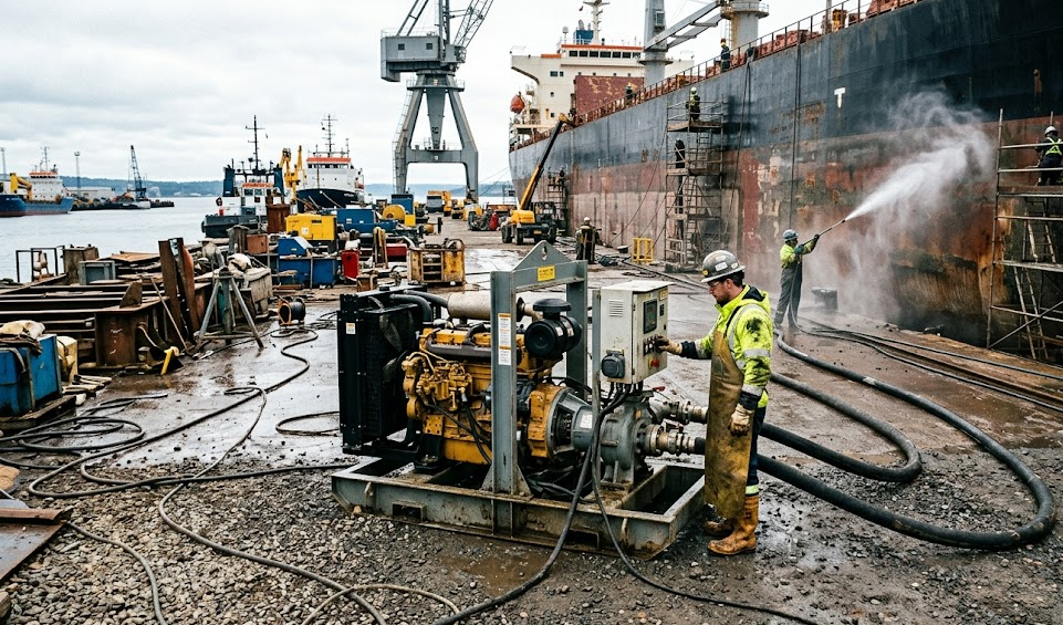 High pressure water pump industrial for people