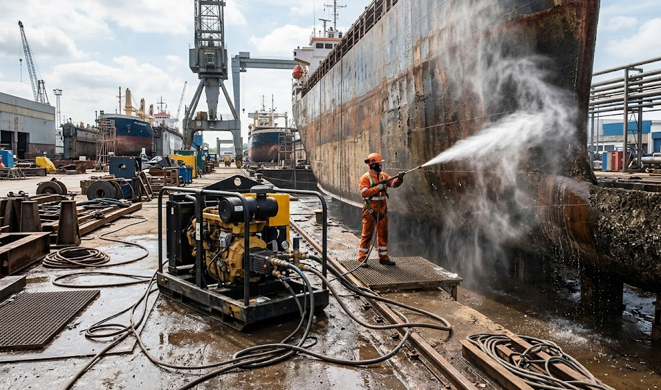 Power washer pumps for people