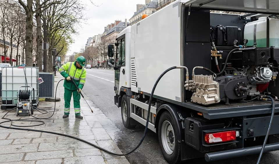 Pumps pressure washer for people
